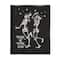 Stupell Industries Dance 'Til We're Dead Skeletons Framed Floater Canvas Wall Art